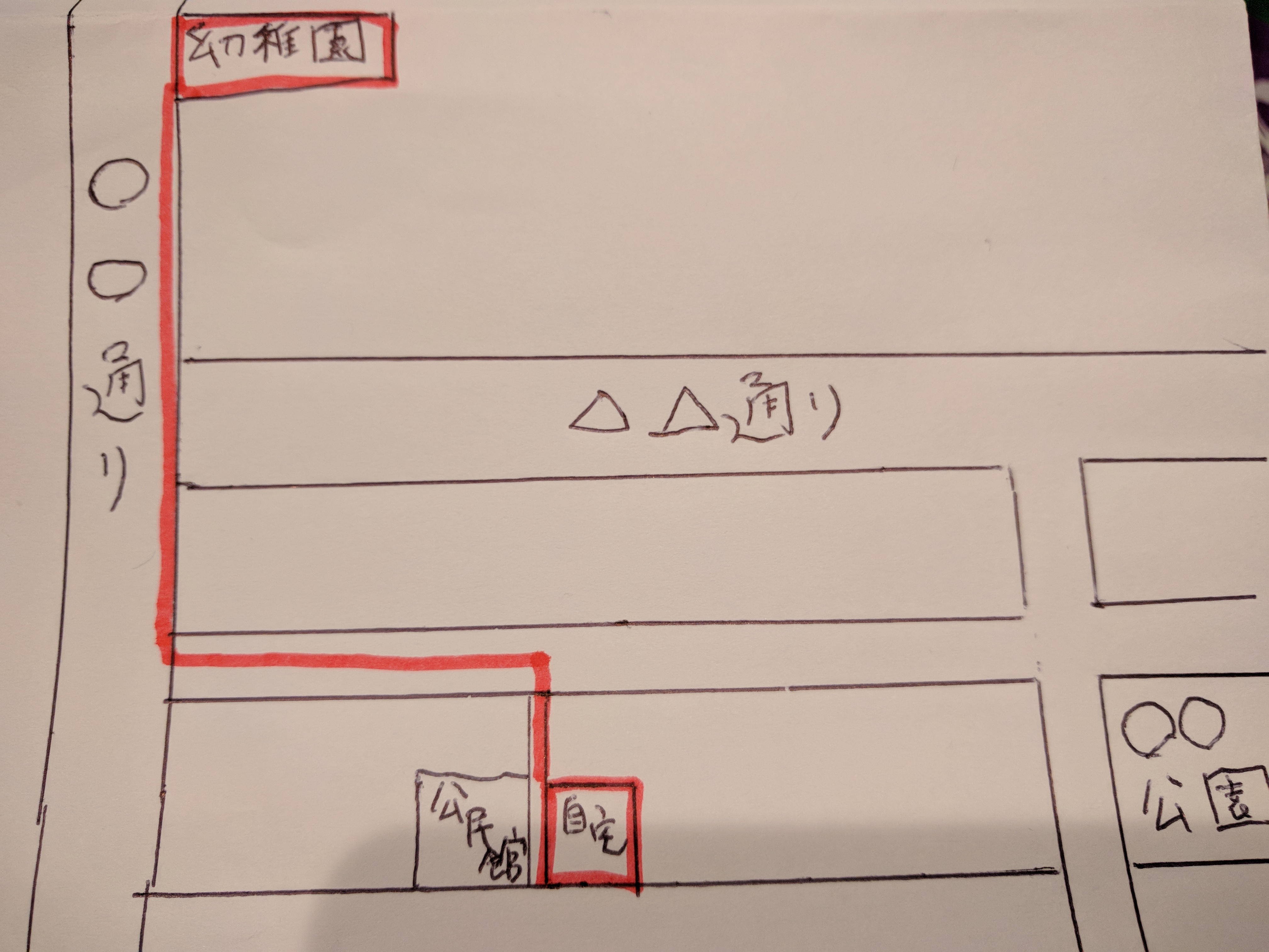 幼稚園願書の地図の書き方 コピーでいいのか手書きでいいのか 我が家の経験